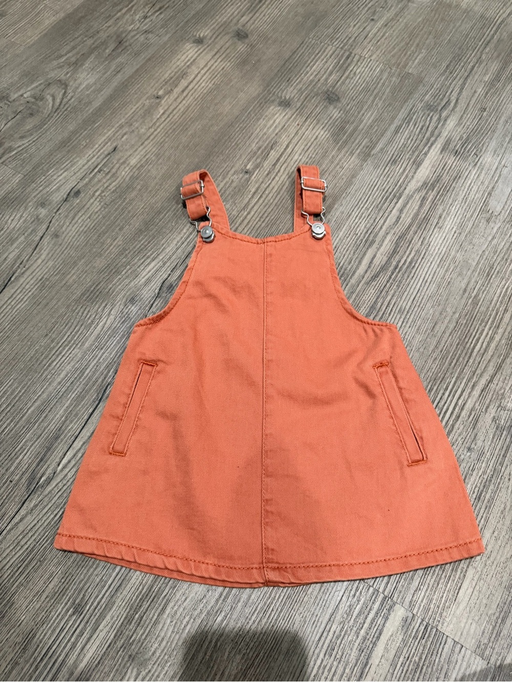 Orange Overall dress